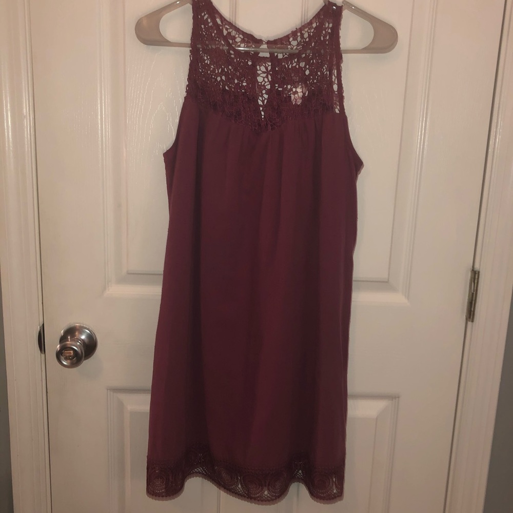Maroon dress